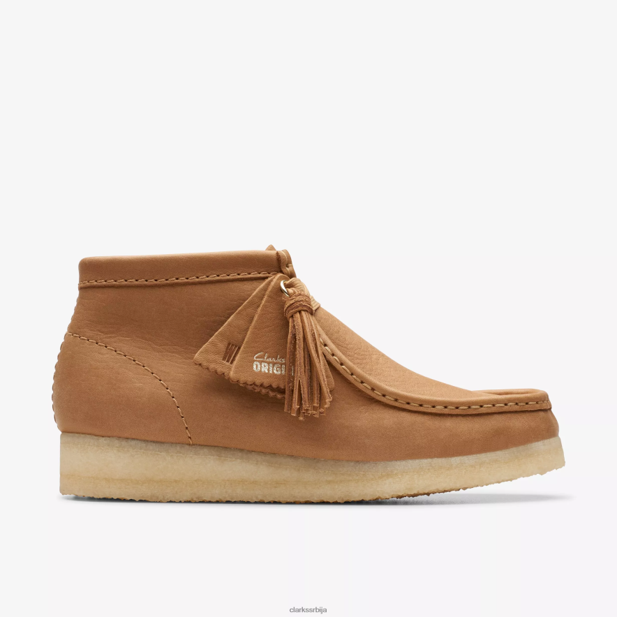 Clarks валлабее боот H82006378 средње жуте коже