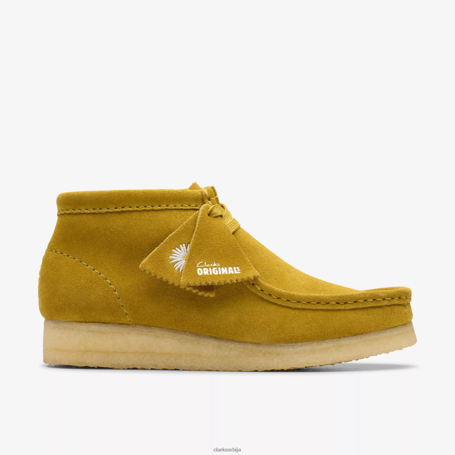 Clarks валлабее боот H82006379 маслинаста семиша