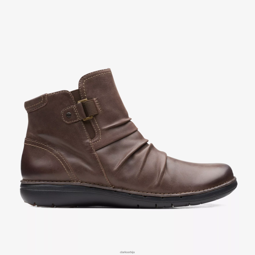 Clarks ун лооп топ H82006489 тамно браон