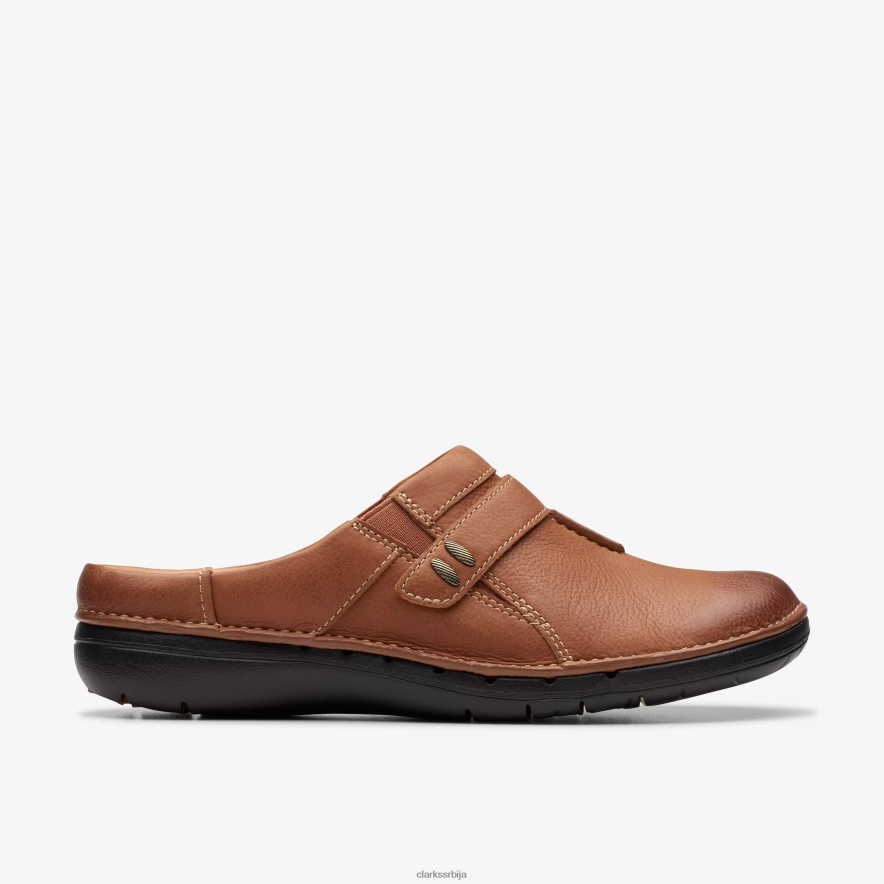 Clarks ун лооп лакоћа H82006554 тамносмеђа кожа