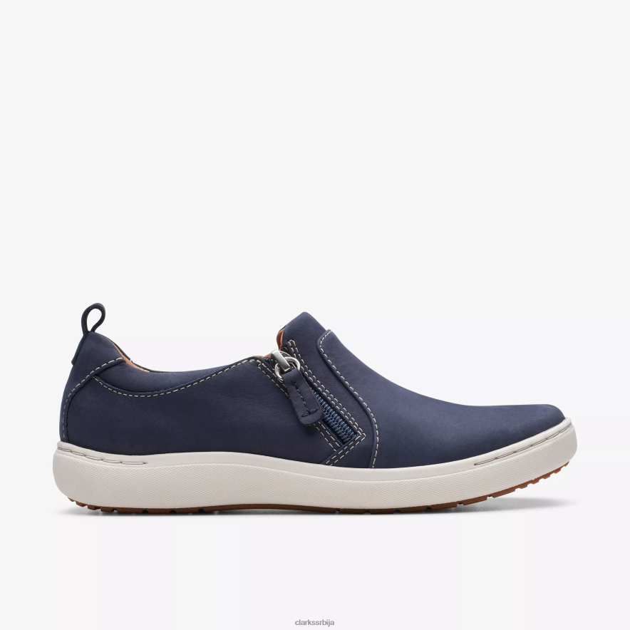 Clarks налле лилац H82006308 морнарски нубук