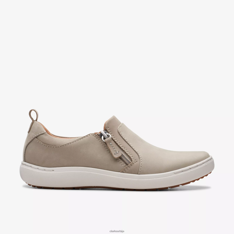 Clarks налле лилац H82006310 камени нубук