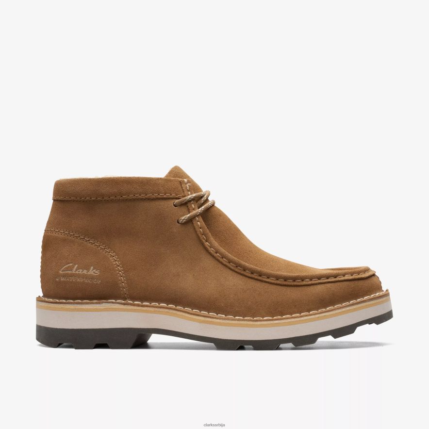 Clarks Цорстон Валли водоотпоран H82006924 тамни песак топло обложен