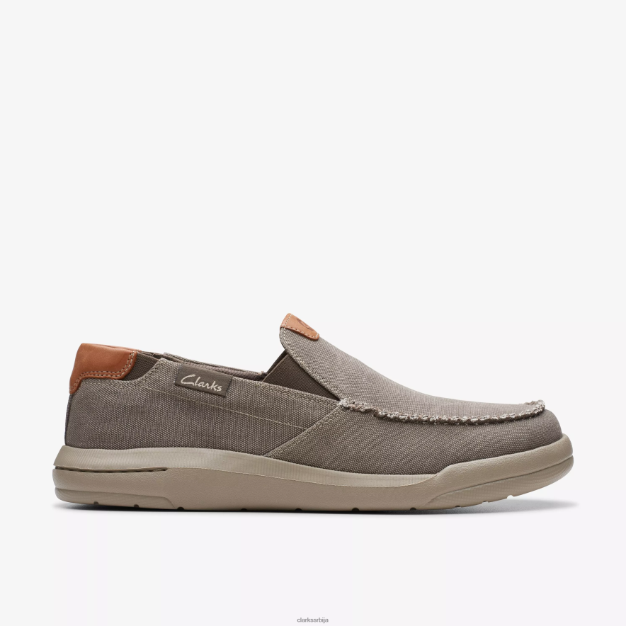 Clarks дрифтлите степ H82006898 таупе цанвас